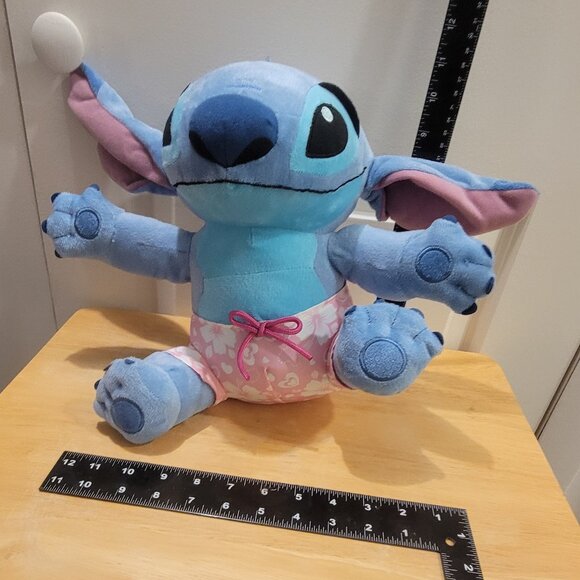 Disney's Stitch Plush with Swim Trunks / Shorts. Super Cute & Cuddly. - Picture 4 of 5